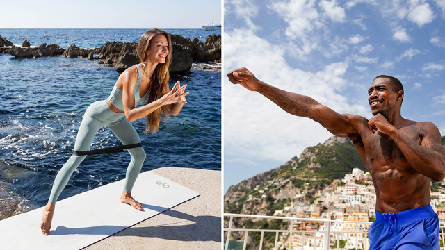 Tawny Janae & Jacy Cunningham's "Alo in the Wild: Positano" Online Video Workouts on ALO Wellness Club