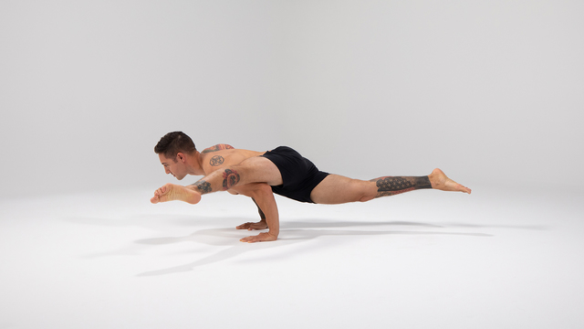 Dylan Werner's "Eka Pada Koundinyasana II Pose" Online Video Workouts on ALO Wellness Club