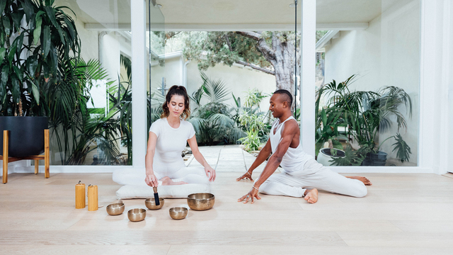 Andrew Sealy's "Unwind Lucid Spine: Restorative Yoga" Online Video Workouts on ALO Wellness Club