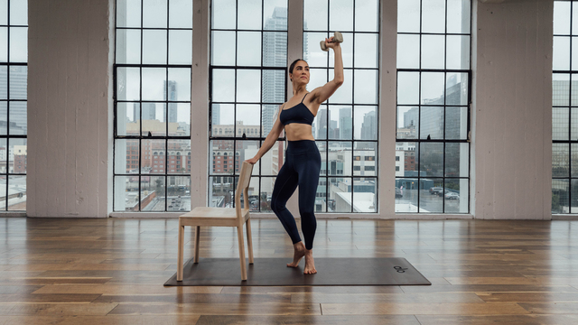 Emily Sferra's "Standing Barre Flow" Online Video Workouts on ALO Wellness Club