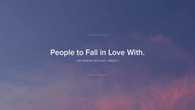 Adrian Michael Green's " people to fall in love with. " Online Video Workouts on ALO Wellness Club