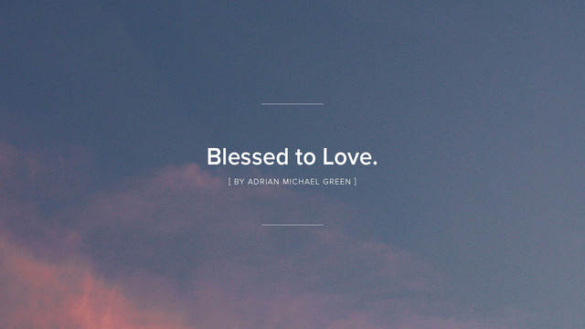 Adrian Michael Green's "blessed to love. blessed to feel." Online Video Workouts on ALO Wellness Club