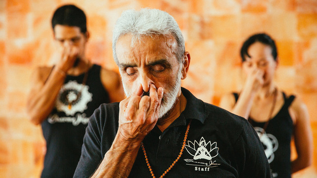 Sri Dharma Mittra's "Breath of Life" Online Video Workouts on ALO Wellness Club