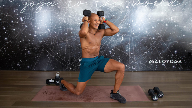 Kupah James's "Bootcamp With Kupah #26" Online Video Workouts on ALO Wellness Club