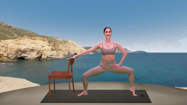 Emily Sferra's "Standing Barre Legs" Online Video Workouts on ALO Wellness Club