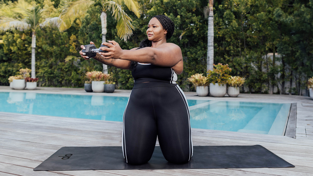 Christa Janine's "Beginner HIIT Flow: Core Body" Online Video Workouts on ALO Wellness Club