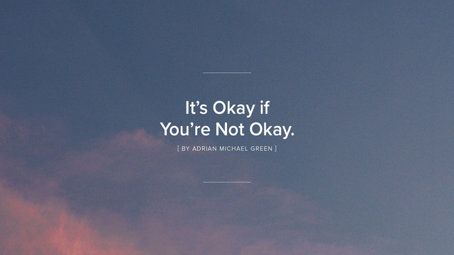 Adrian Michael Green's "it’s okay if you’re not okay." Online Video Workouts on ALO Wellness Club