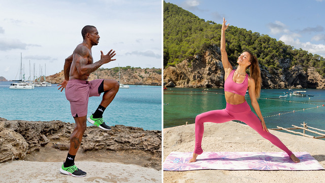Tawny Janae & Jacy Cunningham's "Alo In the Wild: Ibiza" Online Video Workouts on ALO Wellness Club