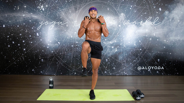 Kupah James's "Bootcamp with Kupah #13" Online Video Workouts on ALO Wellness Club
