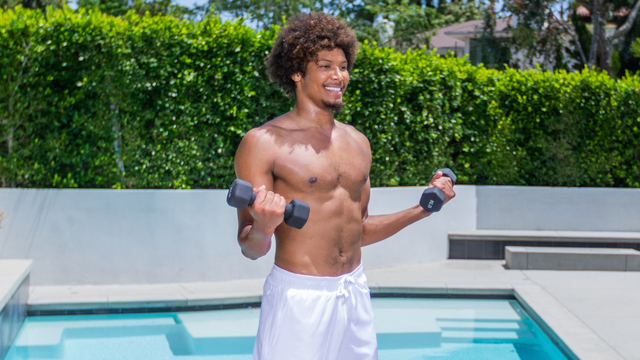 Myles Rodney's "Tone in 20: Upper Body" Online Video Workouts on ALO Wellness Club