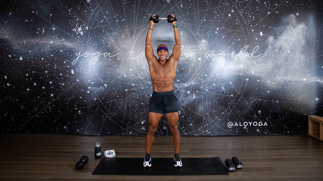 Kupah James's "Bootcamp With Kupah #28" Online Video Workouts on ALO Wellness Club